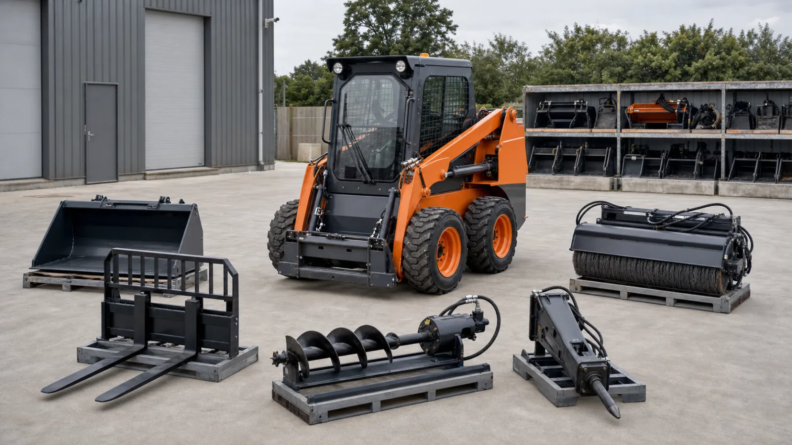 Skid-Steer Loader Attachments: A Selection Guide