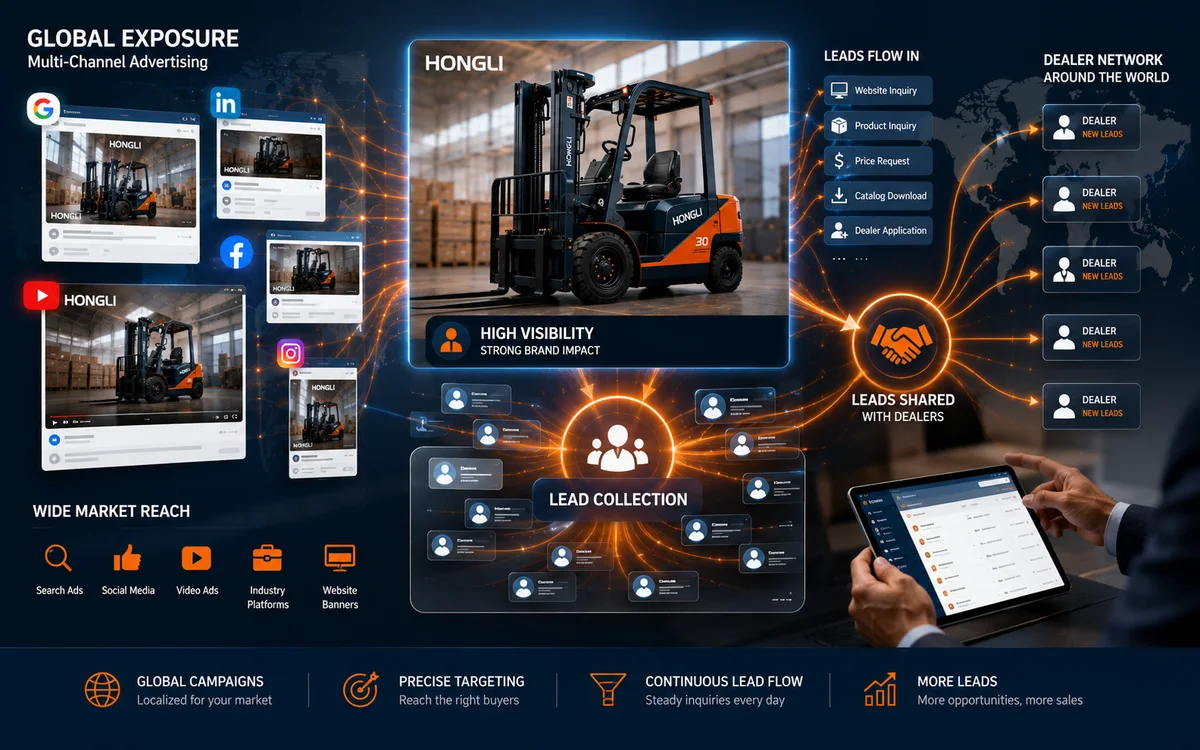 Advertising & Lead Support for HONGLI dealers